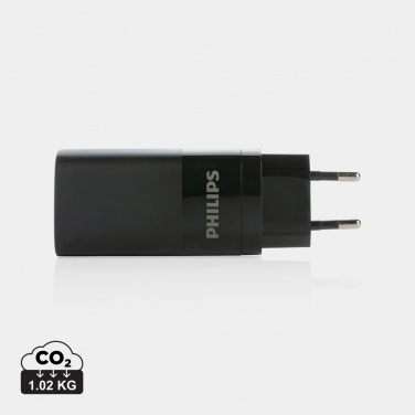 Logotrade reklaamkingid pilt: Philipsi 65 W ülikiire PD 3-pordiline USB seinalaadija