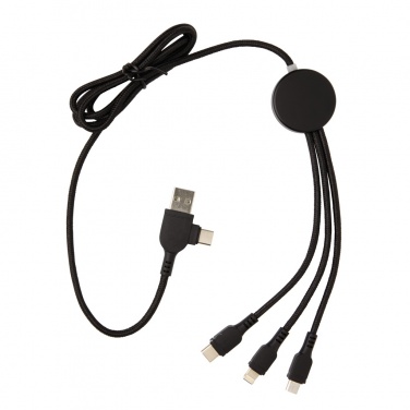 Logo trade reklaamtoote pilt: Light up logo 6-in-1 kaabel