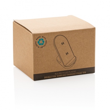 Logo trade ärikingitused foto: RCS taaskasutatud plastist topeltpooliga juhtmevaba alus 15W