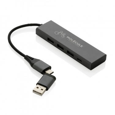 Logo trade ärikingi pilt: Terra RCS taaskasutatud alumiiniumist jaotur 3 USB-pordiga