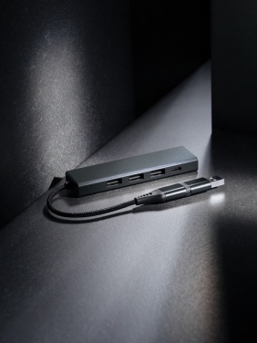 Logotrade firmakingitused pilt: Terra RCS taaskasutatud alumiiniumist jaotur 3 USB-pordiga