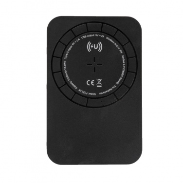 Logo trade firmakingituse pilt: Magnetiline 5000 mAh 5W juhtmevaba akupank