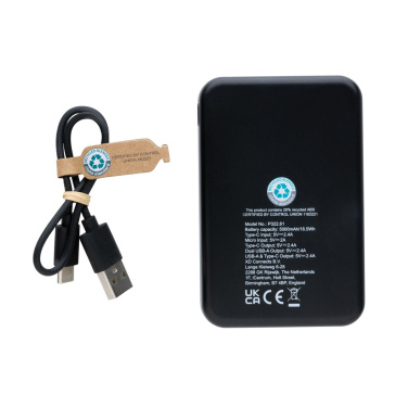 Logo trade reklaamkingituse pilt: RCS taaskasutatud plastist 5000 mAh akupank