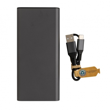Logo trade meene pilt: Terra RCS taaskasutatud 20 W alumiiniumist akupank 20 000 mAh