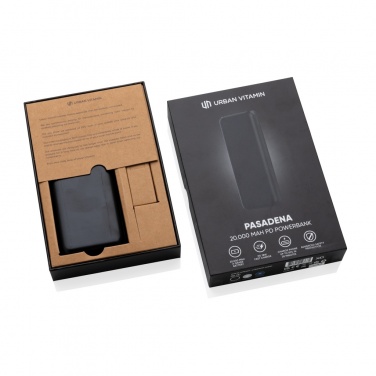 Logotrade firmakingituse foto: Urban Vitamin Pasadena 20 000 mAh 18W PD toitepank