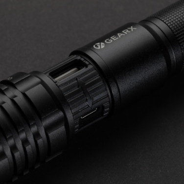 Logotrade meened pilt: Gear X USB taaslaetav taskulamp