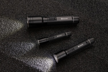 Logo trade firmakingid foto: Gear X RCS taaskasutatud alumiiniumist USB-taaslaetav taskulamp