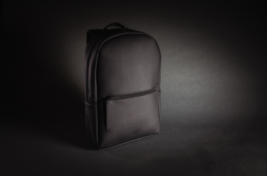 Logo trade reklaamtoote pilt: Swiss Peak deluxe PU sülearvuti seljakott PVC-vaba