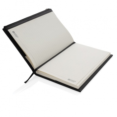 Logotrade ärikingi foto: Tõmblukuga taskuga Swiss Peak A5 PU-märkmik