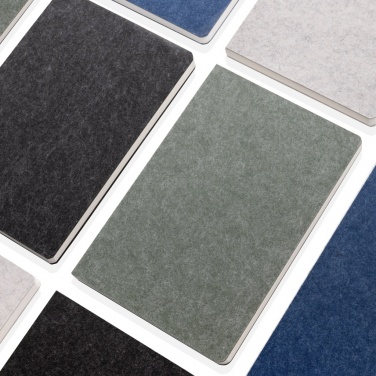 Logo trade reklaamkingi pilt: Fraasi GRS sertifikaadiga taaskasutatud vildist A5 märkmik