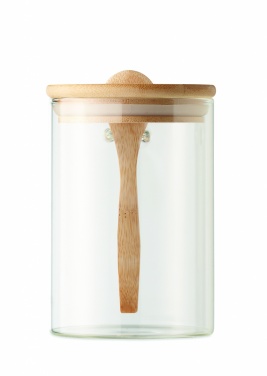 Logotrade reklaamkingitused pilt: Klaaspurk lusikaga 600 ml