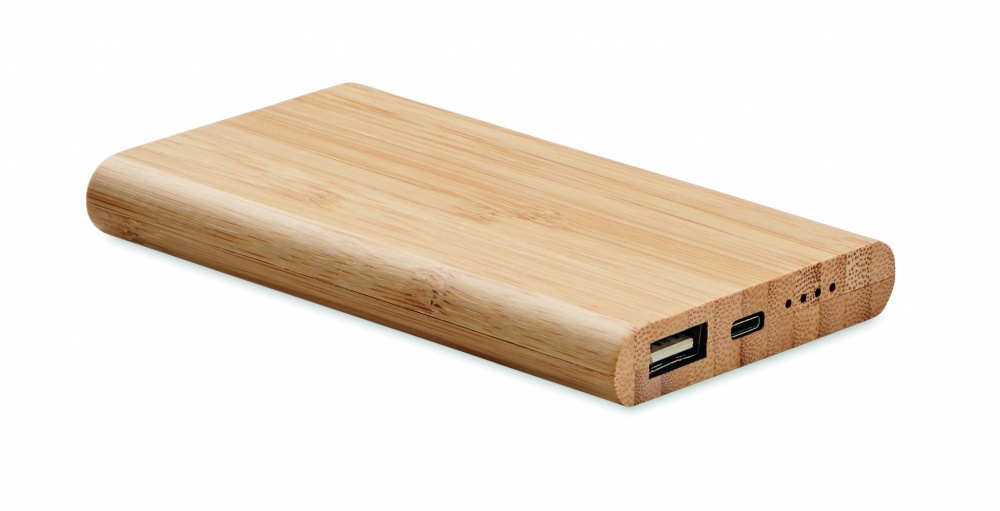 Logotrade meene foto: 4000 mAh bambusest akupank
