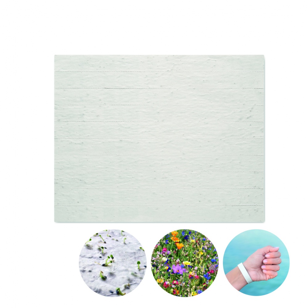 Logo trade ärikingitused foto: Seemnepaberist leht randmepaeltega