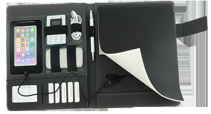 Logo trade ärikingi pilt: Akupangaga portfell-mapp