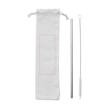 Logo trade ärikingitused foto: Korduvkasutatav ECO Straw Set roostevabast terasest joogikõrs