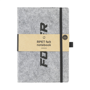 Logotrade ärikingid pilt: Felty GRS RPET paberist märkmik A5