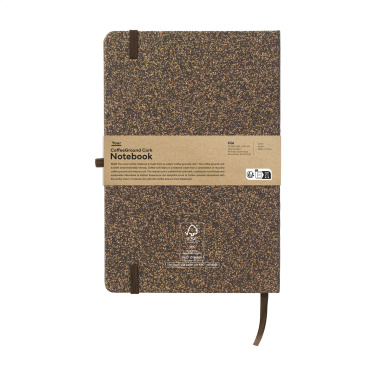 Logotrade ärikingid pilt: CoffeeGround korkpaberist märkmik A5