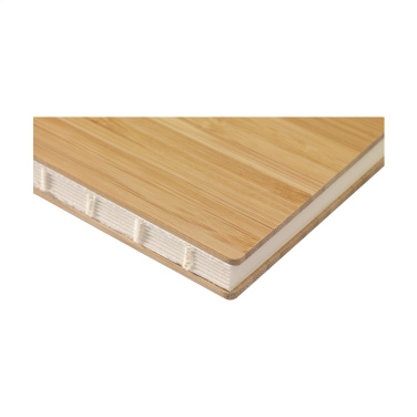 Logo trade ärikingi pilt: Bamboo Journal palja seljaga paberist märkmik A5