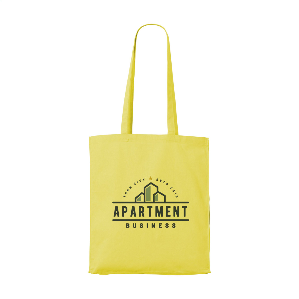 Logo trade reklaamkingid foto: Värviline Square Bag (160 g/m²) puuvillane kott