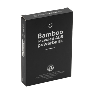 Logo trade reklaamkingid foto: Boru Bamboo RCS taaskasutatud ABS Powerbanki juhtmeta laadija
