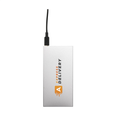 Logotrade reklaamkingituse foto: Tecco GRS Recycled Alu Powerbank 5000 välislaadija