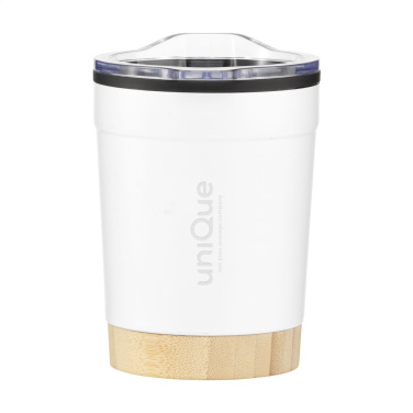 Logotrade reklaamtoote foto: Kobe Bamboo RCS Recycled Steel 350 ml kohvitass