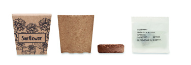 Logotrade firmakingi foto: Päevalillekasvatuskomplekt