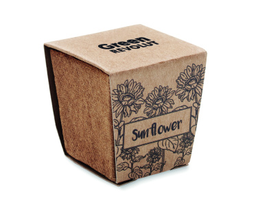 Logotrade meene foto: Päevalillekasvatuskomplekt