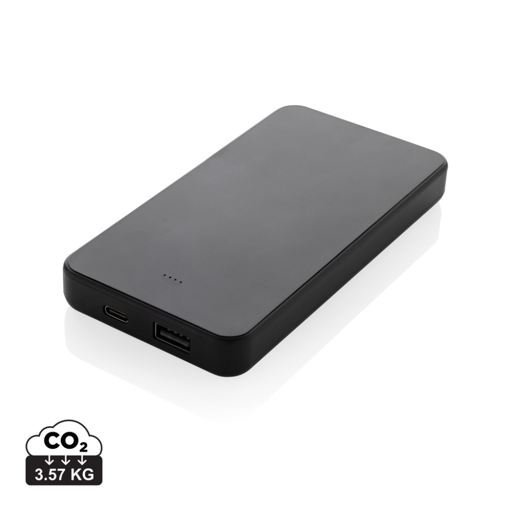 Logo trade firmakingitused foto: Boostcore RCS taaskasutatud plastist akupank 10 000 mAh USB C
