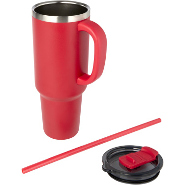 Logotrade reklaamkingid pilt: Sydney 1200 ml RCS-sertifikaadiga termoskruus kõrrega