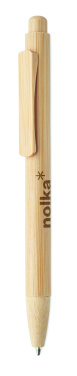 Logotrade meene foto: Bambusest automaatne pastapliiats MAMBO