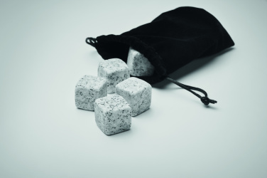 Logo trade firmakingid foto: 9 kivist jääkuubikute komplekt karbis ABERDEEN