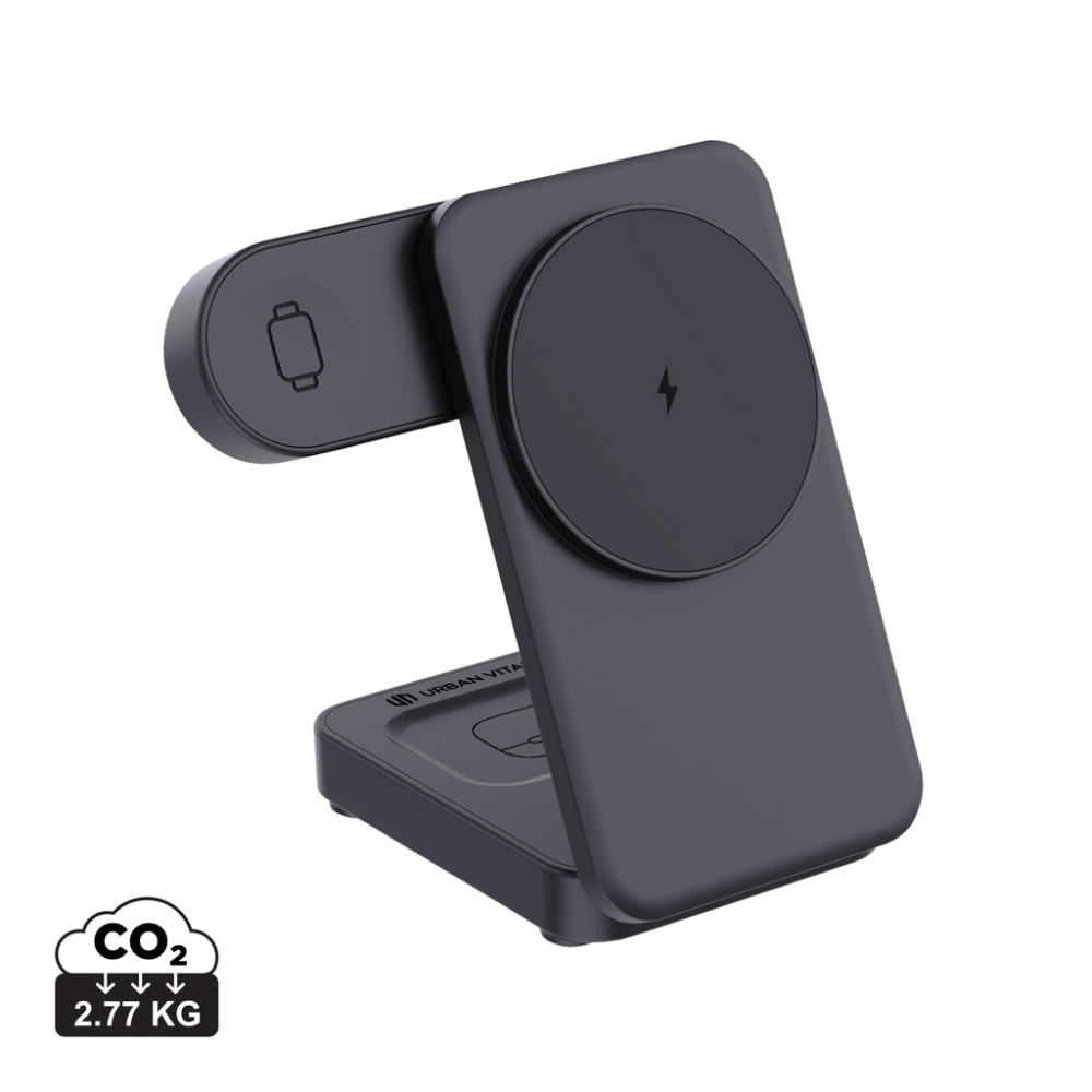 Logo trade firmakingitused foto: Urban Vitamin Arcadia RCS plastikust 15W 3in1 magnetiline laadija