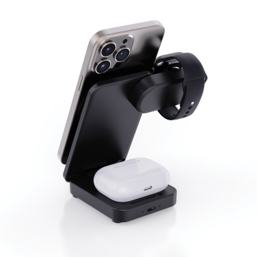 Logotrade ärikingitused pilt: Urban Vitamin Arcadia RCS plastikust 15W 3in1 magnetiline laadija