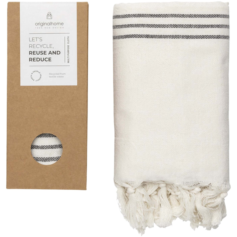 Logotrade reklaamkingitused pilt: Originalhome ümbertöödeldud materjalist rätik- 85 x 175 cm