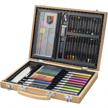 Logotrade liikelahjat kuva: Rainbow-värikynäsetti, 67 osaa