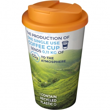 Logotrade mainostuote tuotekuva: Brite-Americano® 350 ml muki, läikyttämätön kansi
