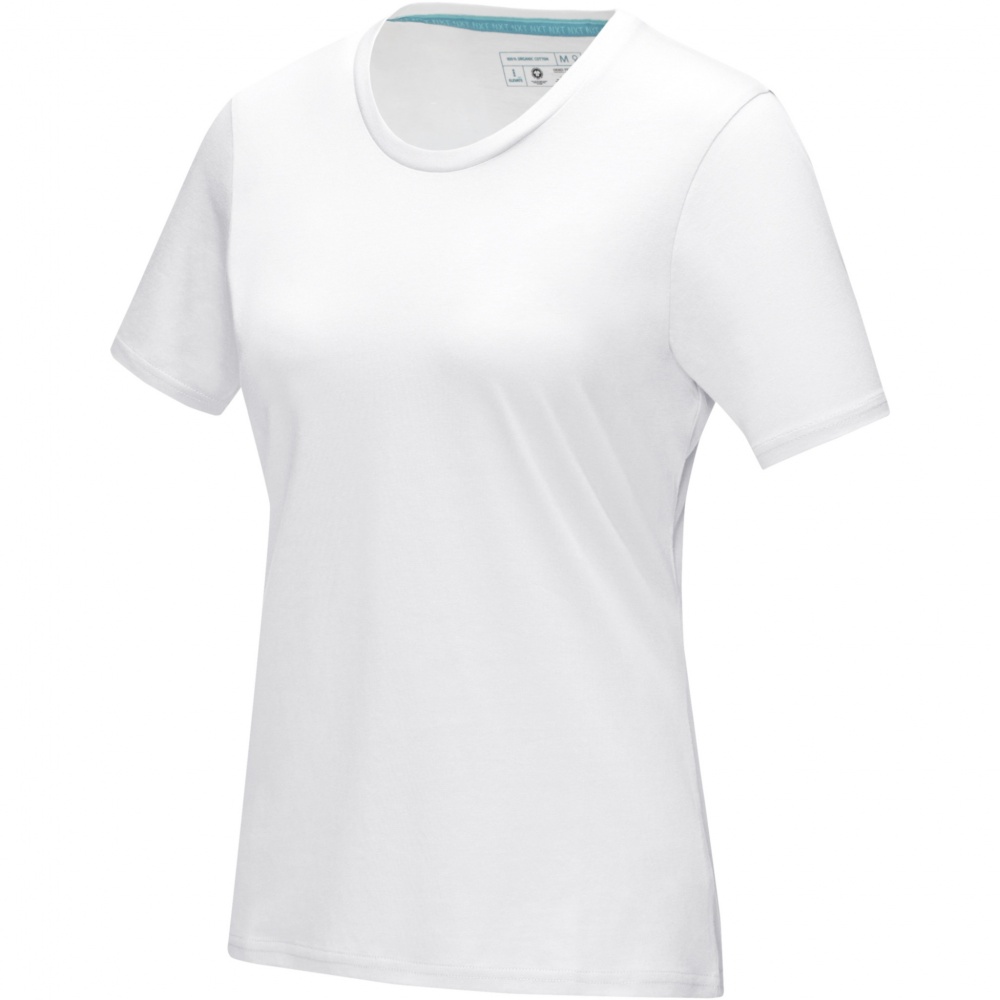 Logotrade mainostuote tuotekuva: Azurite short sleeve women’s organic t-shirt