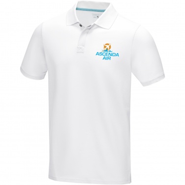 Logo trade liikelahjat mainoslahjat kuva: Graphite short sleeve men’s organic polo