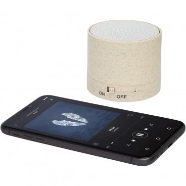 Logo trade mainoslahja kuva: Kikai Bluetooth® -kaiutin, vehnänolkea