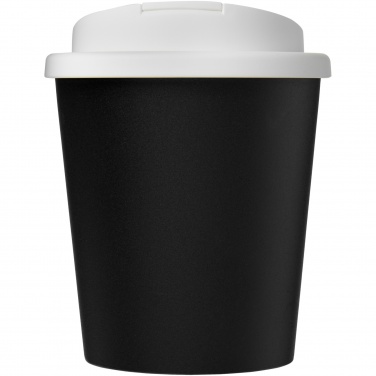 Logotrade liikelahja tuotekuva: Americano® Espresso Eco 250 ml kahvimuki kierrätetystä materiaalista. Läikkymätön kansi.