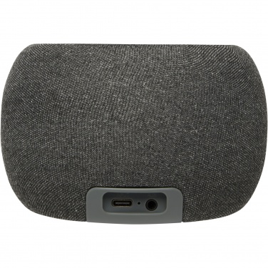 Logotrade liikelahjat kuva: Ecofiber bambusta ja RPET-muovista valmistettu Bluetooth® -kaiutin ja langaton latausalusta