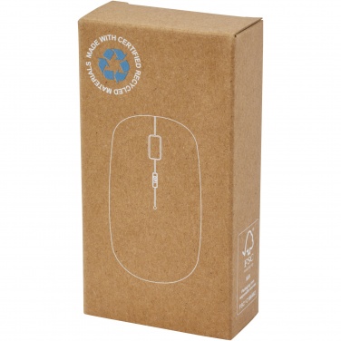Logotrade liikelahjat mainoslahjat tuotekuva: Menlo RCS-kierrätysmuovista valmistettu langaton hiiri 