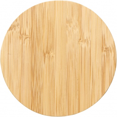 Logo trade mainoslahjat tuotekuva: Essence bambuinen langaton latausalusta, 15 W