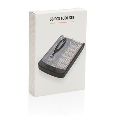 Logo trade liikelahja mainoslahja tuotekuva: 38-osainen työkalusetti