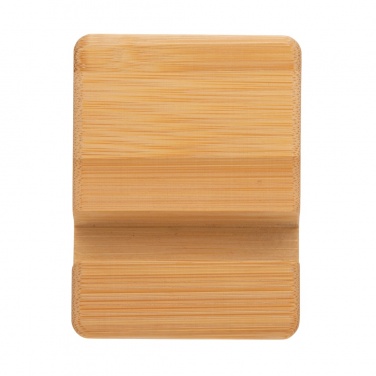 Logo trade mainoslahja ja liikelahja tuotekuva: Bambu puhelinjalusta XD