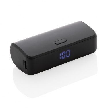 Logo trade mainoslahja kuva: FlashCharge 5000mAh pikalatausvirtapankki RCS muovista