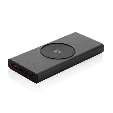 Logotrade liikelahja tuotekuva: Terra RCS 18W alumiininen 10000 mAh varavirtalähde 10W