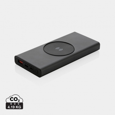 Logo trade liikelahjat mainoslahjat kuva: Terra RCS 18W alumiininen 10000 mAh varavirtalähde 10W