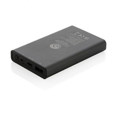 Logo trade liikelahjat mainoslahjat kuva: Terra RCS virtapankki 5000mAh kierrätetystä alumiinista